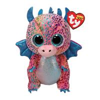 Jucarie de plus Ty Boos Dragonul Flint, 15 cm (Multicolor)