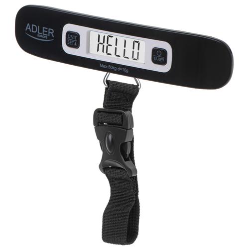 Cantar de bagaje Adler AD 8190, max 50 kg, Afisaj LCD, Precizie 10g (Negru)