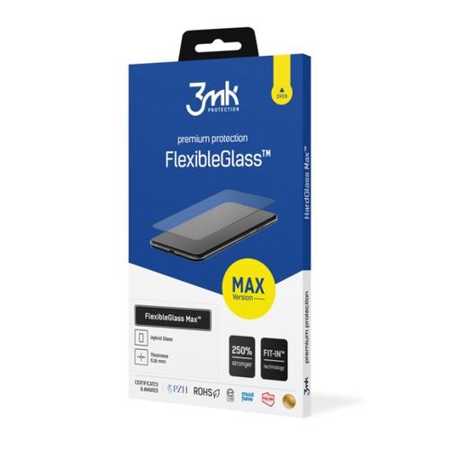 Folie de protectie 3mk FlexibleGlass Max pentru iPhone 16 Pro Max, Negru