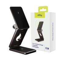 Incarcator Wireless 3in1 Allity AWC-230-22WMS, 22.5W, Negru