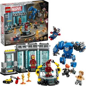 LEGO® Marvel - Laboratorul lui Iron Man: Sala armurilor 76315, 384 piese