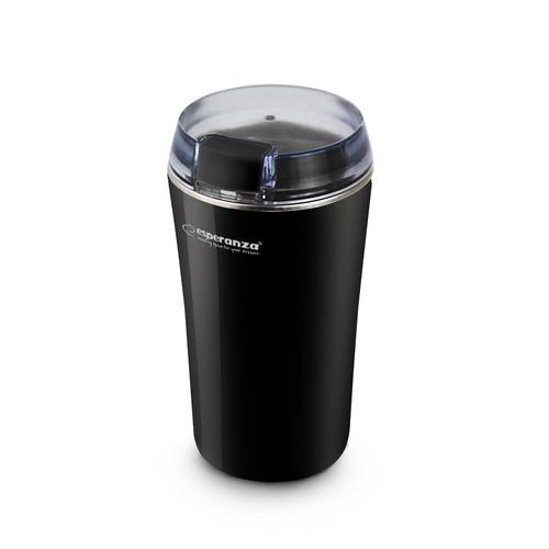 Rasnita cafea ESPERANZA Ristretto EKC008K, capacitate 70g, inox, 17cm inaltime (Negru)