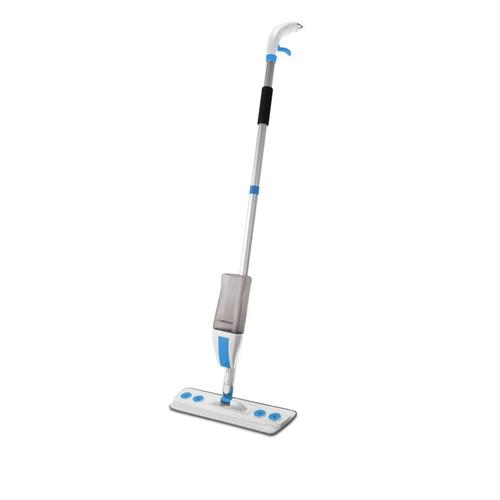 Mop cu spray Esperanza Perfect Clean 96401, microfibra, rezervor 600ml (Alb/Albastru)
