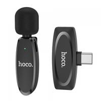 Lavaliera HOCO L15, USB-C (Negru)