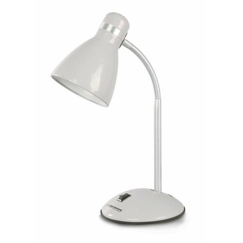 Lampa de birou Esperanza ELD113W, soclu E27, brat flexibil (Alb)