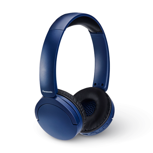 Casti Stereo Panasonic RB-HF630BE-A, Wireless, Bluetooth 5.3, ENC, Multipoint, XBS, Autonomie 72 ore (Albastru)