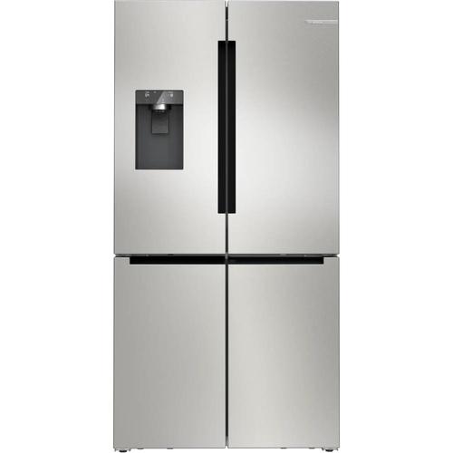 Side by side Bosch KFD96APEA, 574 l, NoFrost, Touch control, Dozator apa/gheata, Multi Air Flow, Home Connect, Clasa E (Inox antiamprenta)