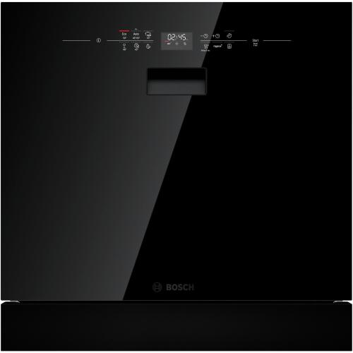 Masina de spalat vase incorporabila Bosch SCX6ITB00E, 8 seturi, 6 programe, ExtraDry, EcoSilence Drive, Touch control, Clasa E, 60 cm, Sticla (Negru) - 0 | YEO