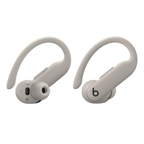 Casti alergare True Wireless Beats Powerbeats Pro 2, Bluetooth, Autonomie 10 ore/45 ore, Adaptive EQ, Monitorizare ritm cardiac, ANC, Microfon, IPX4 (Gri)