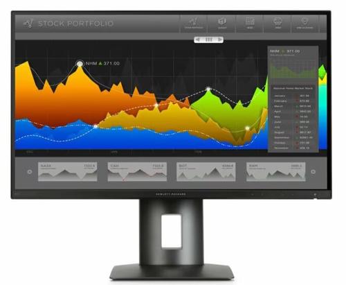 Monitor Refurbished HP Z27n, 27 Inch WQHD IPS, HDMI, MHL, DVI-D, DisplayPort, Mini DisplayPort, Negru, Stand Nou Universal K7C09A4