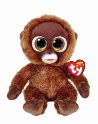 Jucarie de plus Ty Maimuta, 15cm (Maro)