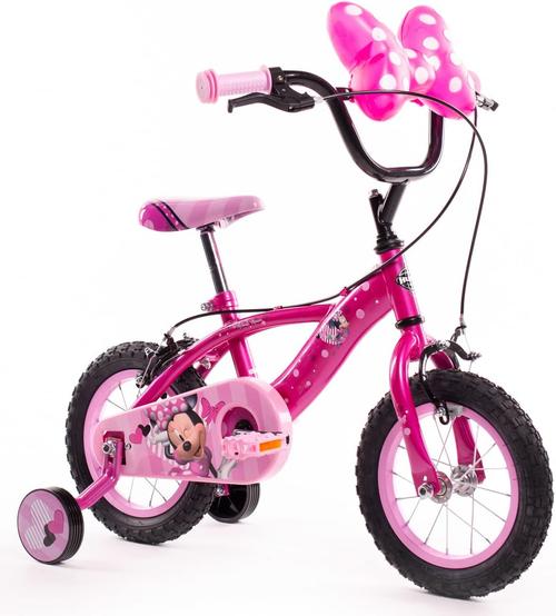 Bicicleta pentru copii Huffy Disney Minnie Mouse, roti 12inch (Roz)