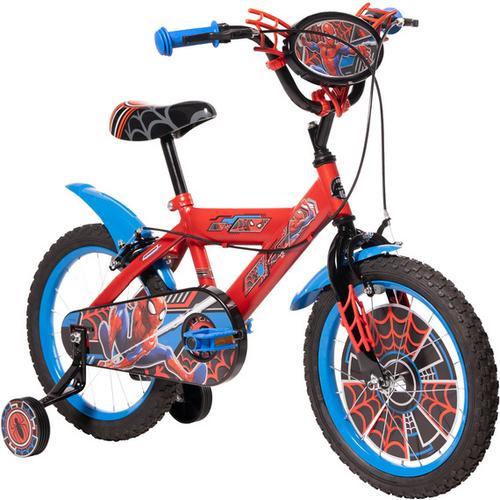 Bicicleta pentru copii Huffy Marvel Comics Spider-Man, roti 16inch (Rosu/Albastru)