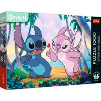 Puzzle Trefl din 1000 piese - Stitch si Angel