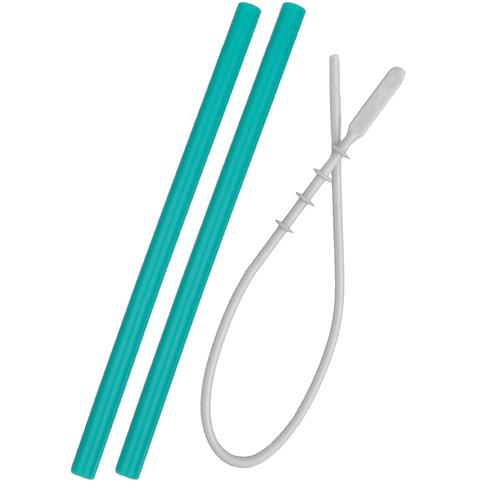 Set paie si perie Minikoioi Aqua Green, 100% Silicon