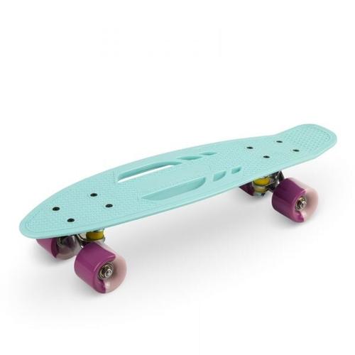 Skateboard copii Qkids Galaxy Light Blue, 55.5 cm