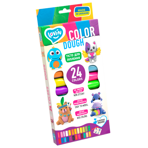 Set plastilina Lovin 24pcsx15gr, Shine&Aroma Dough