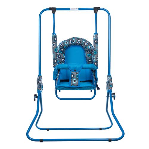 Leagan pentru copii, Top Kids, cu spatar reglabil, 25 kg (Albastru)