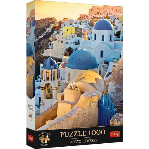 Puzzle Trefl din 1000 piese - Oia, Santorini