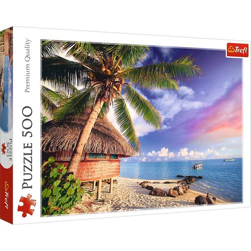 Puzzle Trefl 500 piese - Insula Bora Bora
