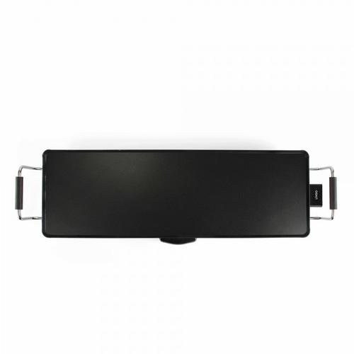 Gratar electric Teppan Yaki DOM231, 1800 W, 90 x 23 cm, 4 picioare antiderapante (Negru)