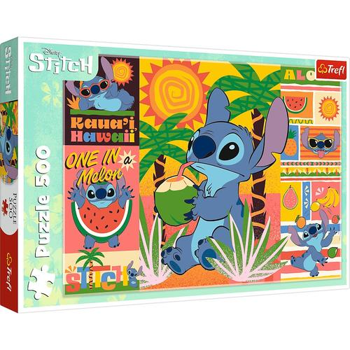 Puzzle 500 piese Stitch in vacanta