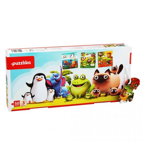 Puzzle Cubika Animalute preferate, 50 piese