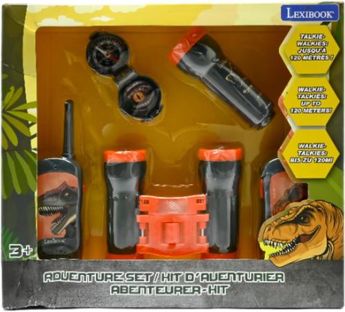 Set cu statii emisie receptie LEXIBOOK, DINOZAURI