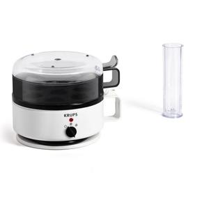 Fierbator de oua Krups EG 230115 Ovomat Super, 2 moduri de gatit, Mentinere la cald, 7 oua, (Alb)