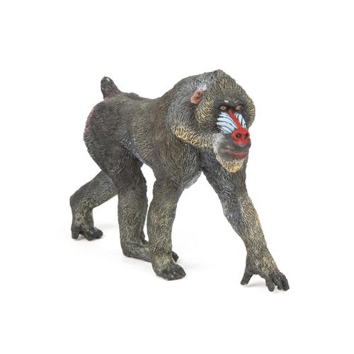 Figurina Papo Animale salbatice, Mandril (Gri)