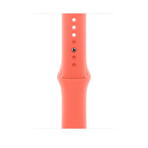 Curea Smartwatch Apple MDT64ZM/A pentru Watch 46mm, M/L (Portocaliu)