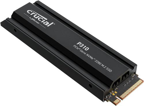SSD Crucial P310, 1TB, M.2 2280, NVMe, PCIe 4.0 x4, Radiator