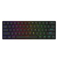 Tastatura mecanica Savio BLACKOUT X2, USB, Layout US, Switch-uri OUTEMU Brown, Hot Swap, Iluminare RGB, 61 taste (Negru)