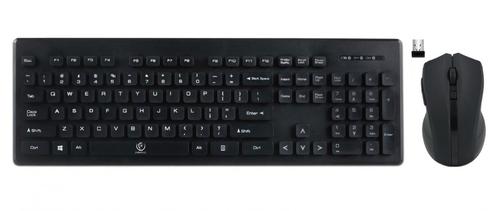 Kit tastatura si mouse wireless Rebeltec Millenium, USB (Negru)
