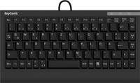 Tastatura KeySonic ACK-595C+ (US), USB, Layout US (Negru)