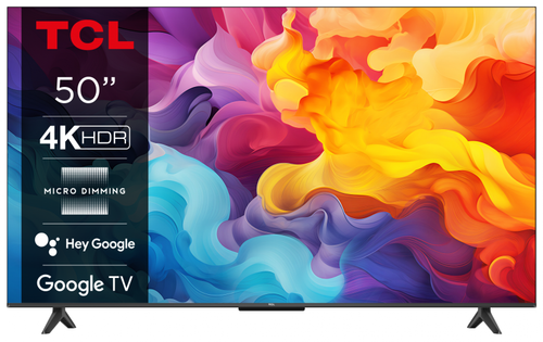 Televizor LED TCL 127 cm (50inch) 50P61B, Ultra HD 4K, Smart TV, WiFi, CI+