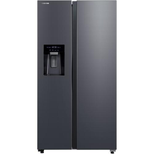 Side by side Toshiba GR-RS755WI-PMJ(06), 568 l, No Frost, Clasa E, Ice Maker 3 in 1, Wifi (Argintiu) Side by side Toshiba GR-RS755WI-PMJ(06), 568 l, No Frost, Clasa E, Ice Maker 3 in 1, Wifi (Argintiu)
