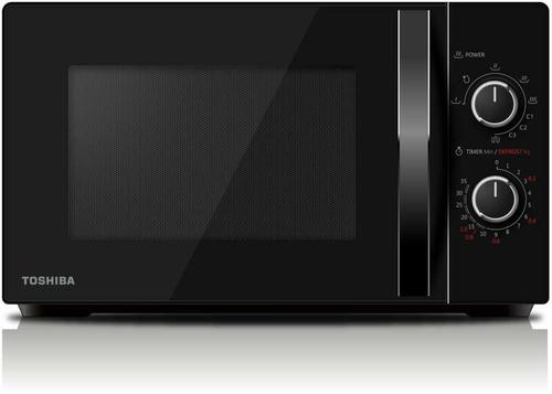 Cuptor cu microunde Toshiba MWP-MG20PBK, 700 W, 20 litri, 5 trepte putere, Grill (Negru)