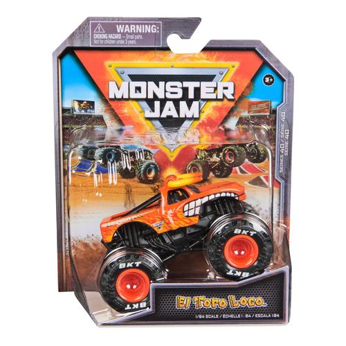 Masinuta Monster Jam - El Toro Loco, Scara 1 La 64