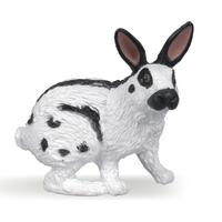 Figurina Papo - Iepure (Alb/Negru)