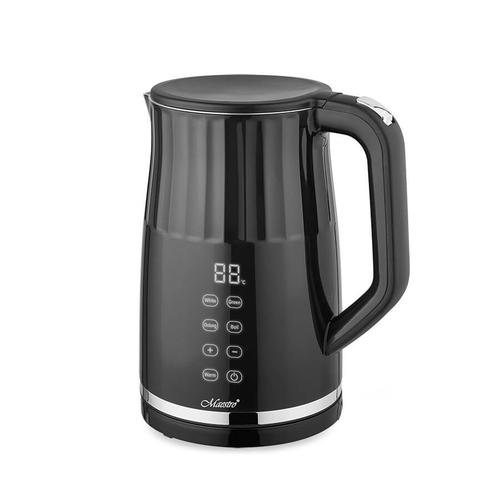 Fierbator electric Maestro MR-039, 1.7 l, 2200 W, Temperatura ajustabila (Negru)