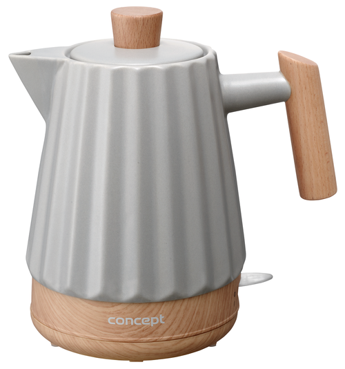 Fierbator electric Concept RK0091, 1.5 l, 1500 W (Gri deschis)