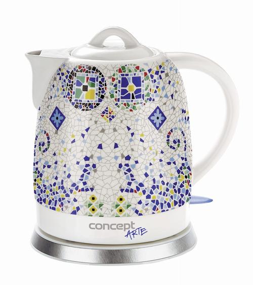 Fierbator de apa Concept RK0020, 1.5 l, 1350 W (Alb)