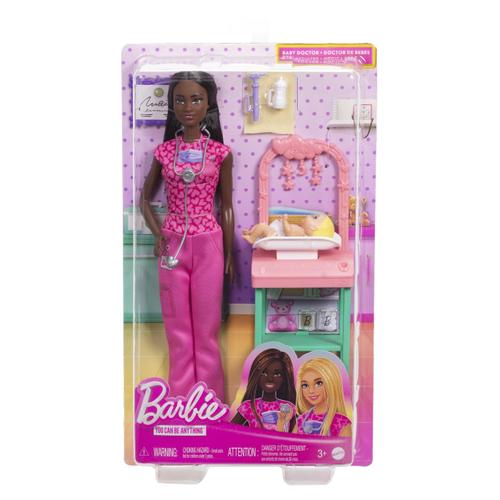 Set de joaca Barbie You can be - Barbie Pediatru, bruneta