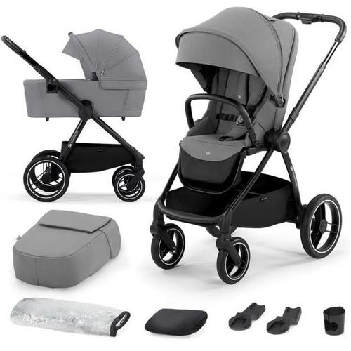 Carucior 2 in 1 KinderKraft Nea, 0 - 22kg, pliabil, Gri Carucior 2 in 1 KinderKraft Nea, 0 - 22kg, pliabil, Gri