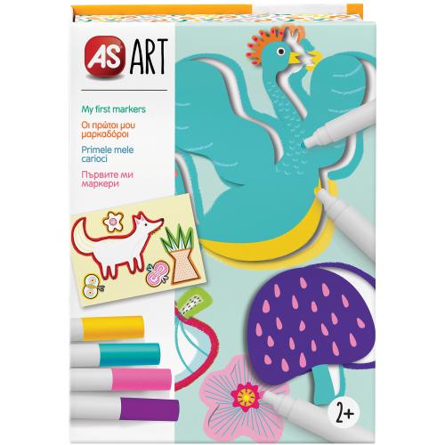Set pentru desen AS Art - Primele mele carioci