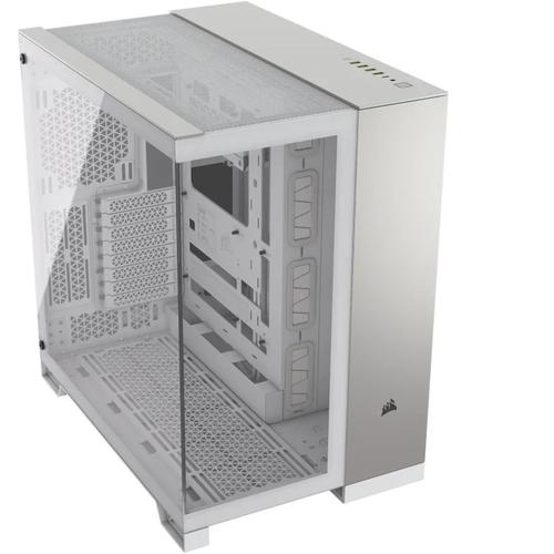 Carcasa Corsair 6500X Dual Chamber, Middle Tower, Tempered Glass (Alb/Gri)