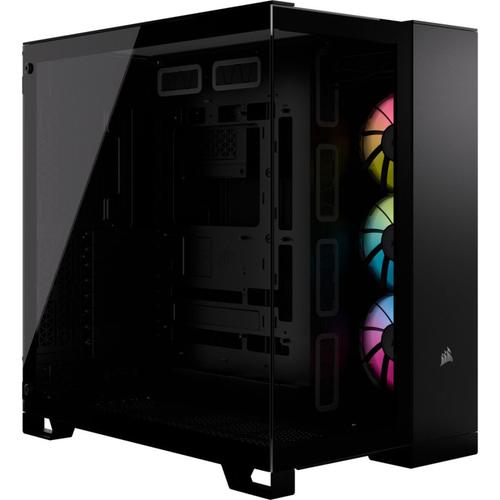 Carcasa Corsair iCUE LINK 6500X Dual Chamber, Middle Tower, Tempered Glass (Negru)