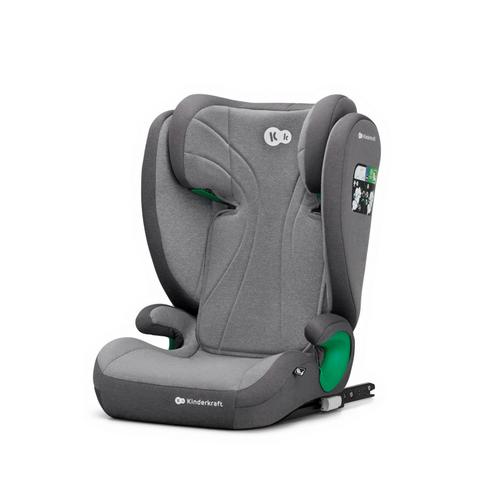 Scaun auto KinderKraft Junior Fix 2, i-Size, 100-150 cm (Gri)