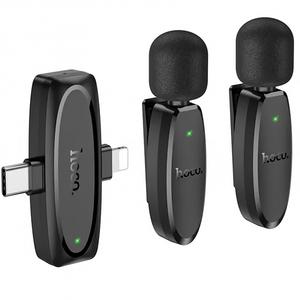 Lavaliera HOCO L15, USB-C / Lightning, Set 2 bucati (Negru)